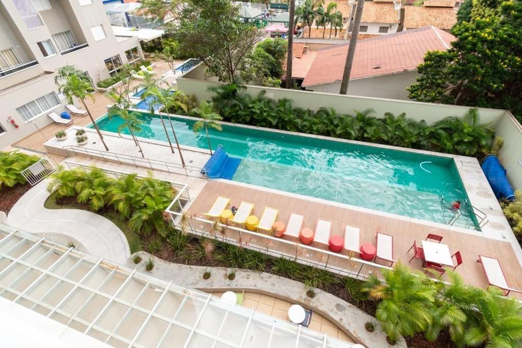 Lindo Studio No Setor Bueno - Edificio The Expression - Vista Piscina - Wifi - Th304 Apartment Goiania Ngoại thất bức ảnh